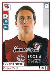 Figurina Luca Pellegrini - Calciatori 2019-2020 - Panini