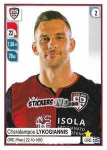 Sticker Charalampos Lykogiannis - Calciatori 2019-2020 n. 101 - Panini