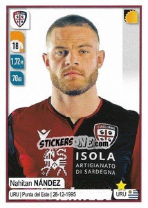 Sticker Nahitan Nández - Calciatori 2019-2020 n. 104 - Panini