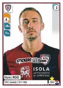 Cromo Marko Rog - Calciatori 2019-2020 - Panini