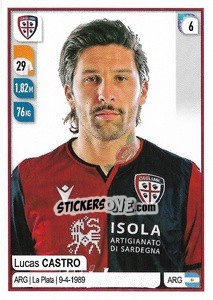 Sticker Lucas Castro - Calciatori 2019-2020 n. 108 - Panini