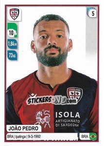 Sticker João Pedro - Calciatori 2019-2020 n. 111 - Panini