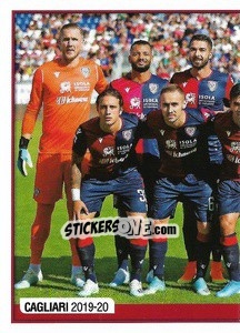 Sticker Cagliari / Squadra-1 - Calciatori 2019-2020 - Panini