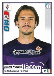 Figurina Lorenzo Venuti - Calciatori 2019-2020 - Panini