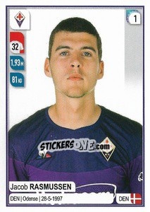 Figurina Jacob Rasmussen - Calciatori 2019-2020 - Panini