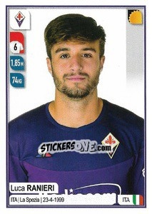 Cromo Luca Ranieri - Calciatori 2019-2020 - Panini