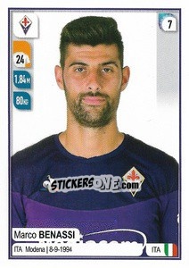Sticker Marco Benassi - Calciatori 2019-2020 - Panini
