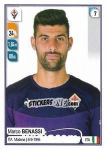 Sticker Marco Benassi - Calciatori 2019-2020 n. 134 - Panini