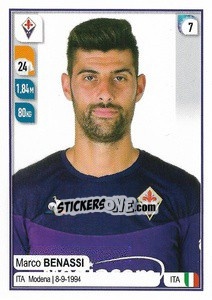 Figurina Marco Benassi - Calciatori 2019-2020 - Panini