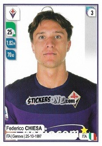 Sticker Federico Chiesa - Calciatori 2019-2020 n. 139 - Panini