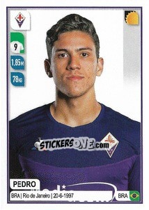 Sticker Pedro - Calciatori 2019-2020 n. 142 - Panini