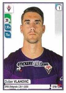 Figurina Dušan Vlahovic - Calciatori 2019-2020 - Panini