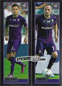 Sticker Pulgar / Ribéry - Calciatori 2019-2020 n. 147 - Panini