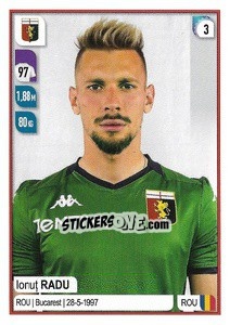 Sticker Ionuț Radu - Calciatori 2019-2020 - Panini