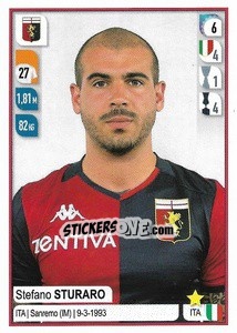 Sticker Stefano Sturaro - Calciatori 2019-2020 n. 162 - Panini
