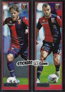Sticker Schöne / Pandev - Calciatori 2019-2020 n. 176 - Panini
