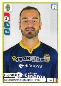 Sticker Luigi Vitale - Calciatori 2019-2020 - Panini