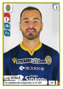 Figurina Luigi Vitale - Calciatori 2019-2020 - Panini