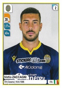 Sticker Mattia Zaccagni - Calciatori 2019-2020 - Panini