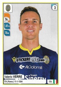 Sticker Valerio Verre - Calciatori 2019-2020 n. 195 - Panini