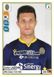 Sticker Darko Lazovic - Calciatori 2019-2020 n. 196 - Panini