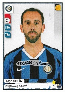 Cromo Diego Godín - Calciatori 2019-2020 - Panini