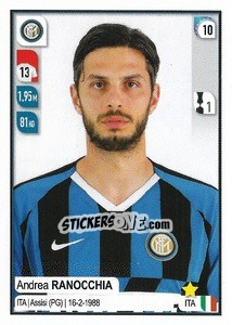 Sticker Andrea Ranocchia - Calciatori 2019-2020 - Panini