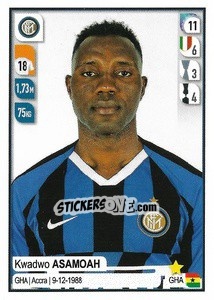 Sticker Kwadwo Asamoah - Calciatori 2019-2020 n. 217 - Panini