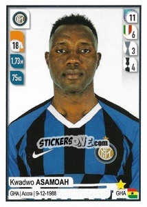 Figurina Kwadwo Asamoah - Calciatori 2019-2020 - Panini