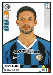 Sticker Stefano Sensi - Calciatori 2019-2020 n. 221 - Panini