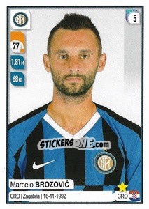Sticker Marcelo Brozovic - Calciatori 2019-2020 n. 223 - Panini