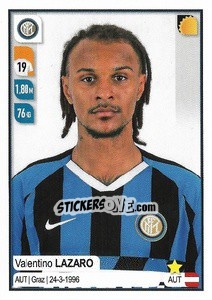 Sticker Valentino Lazaro - Calciatori 2019-2020 n. 224 - Panini