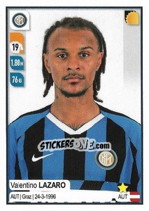 Cromo Valentino Lazaro - Calciatori 2019-2020 - Panini