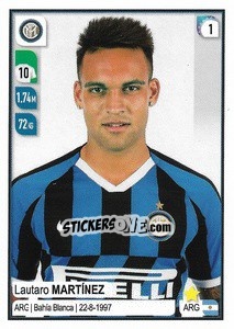 Cromo Lautaro Martínez - Calciatori 2019-2020 - Panini