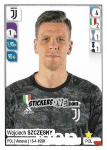 Figurina Wojciech Szczęsny - Calciatori 2019-2020 - Panini