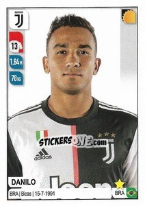 Sticker Danilo - Calciatori 2019-2020 - Panini