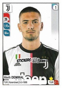 Sticker Merih Demiral - Calciatori 2019-2020 n. 246 - Panini