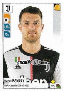 Sticker Aaron Ramsey - Calciatori 2019-2020 n. 253 - Panini