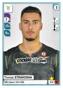 Sticker Thomas Strakosha - Calciatori 2019-2020 n. 270 - Panini