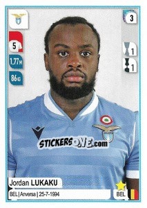 Sticker Jordan Lukaku - Calciatori 2019-2020 n. 274 - Panini