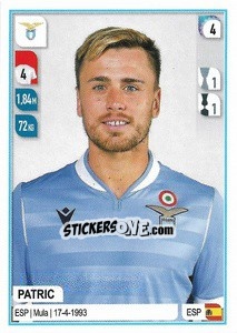 Sticker Patric - Calciatori 2019-2020 n. 275 - Panini