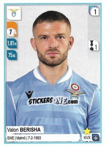 Sticker Valon Berisha - Calciatori 2019-2020 - Panini