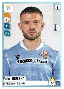 Figurina Valon Berisha - Calciatori 2019-2020 - Panini