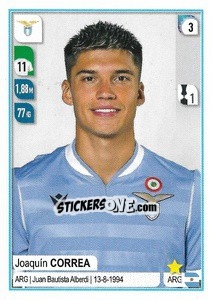 Sticker Joaquín Correa - Calciatori 2019-2020 - Panini