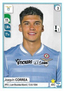 Sticker Joaquín Correa - Calciatori 2019-2020 n. 286 - Panini