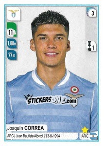 Cromo Joaquín Correa - Calciatori 2019-2020 - Panini