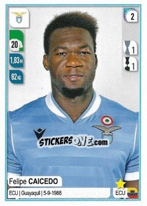 Sticker Felipe Caicedo - Calciatori 2019-2020 n. 287 - Panini