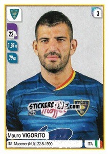 Cromo Mauro Vigorito - Calciatori 2019-2020 - Panini