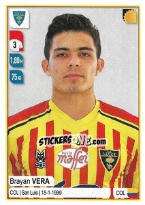 Sticker Brayan Vera - Calciatori 2019-2020 - Panini