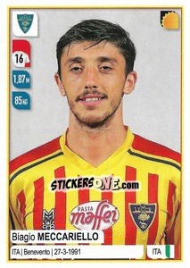 Cromo Biagio Meccariello - Calciatori 2019-2020 - Panini